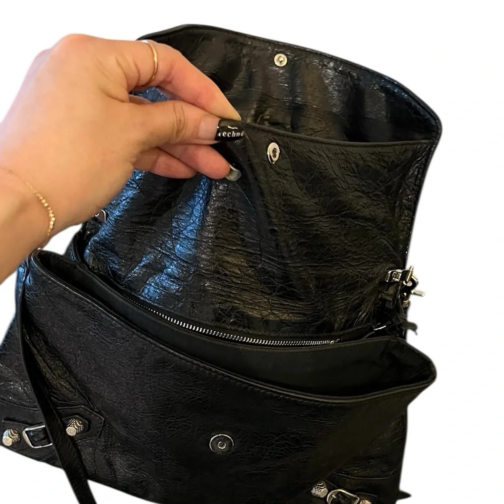 Balenciaga Black Crossbody Bag with Adjustable Strap - Picture 10 of 14